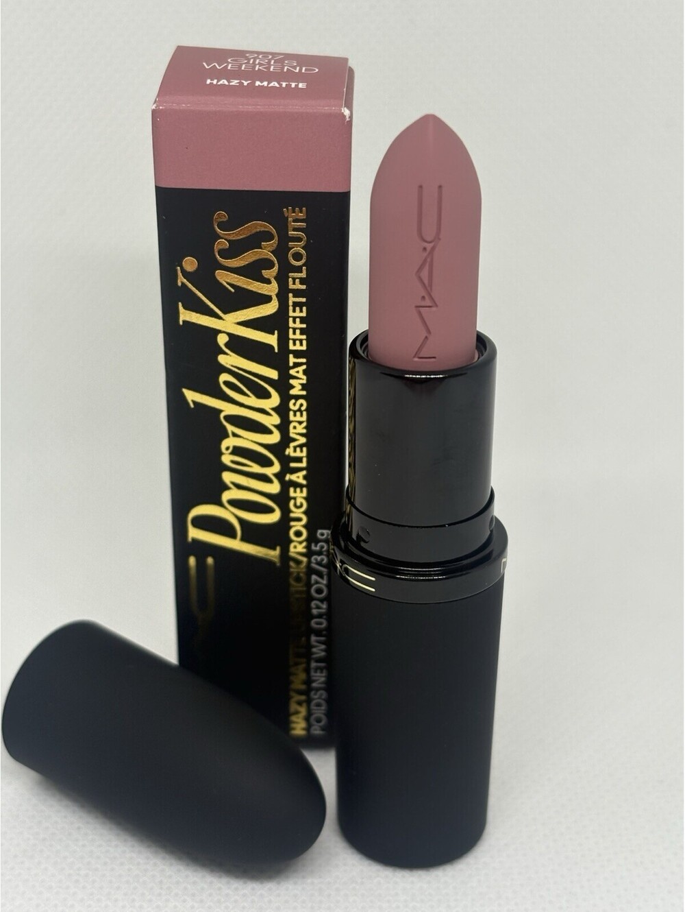 Mac Girls Weekend 907 Powder Kiss Hazy Matte Lipstick0.12 oz - NEW HARD TO FIND